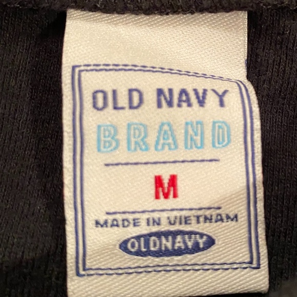 Old Navy black long sleeved T-shirt with bright orange pumpkin design size MED - Picture 3 of 6